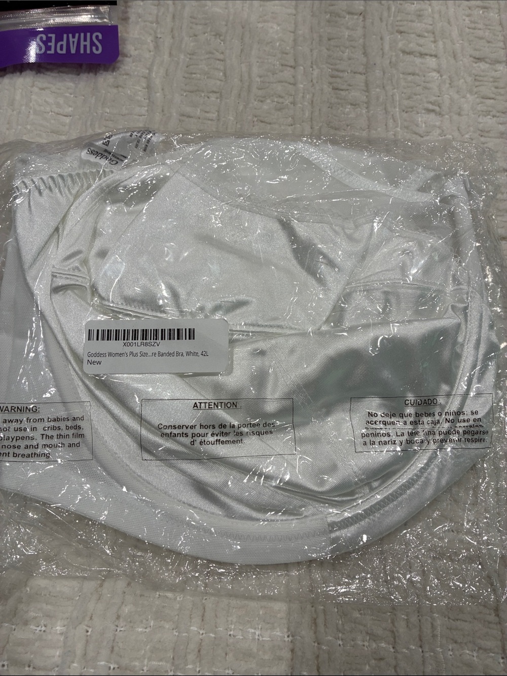Goddess White Keira Bra Size 42L